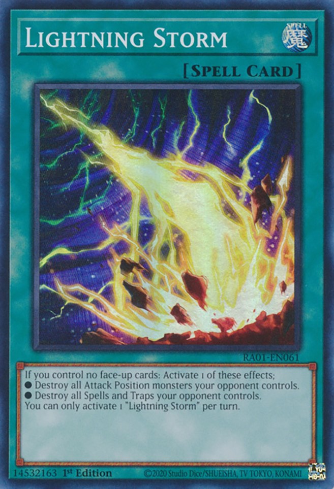 Lightning Storm [RA01-EN061] Super Rare | Exor Games New Glasgow