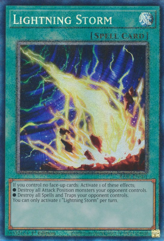 Lightning Storm [RA01-EN061] Prismatic Collector's Rare | Exor Games New Glasgow