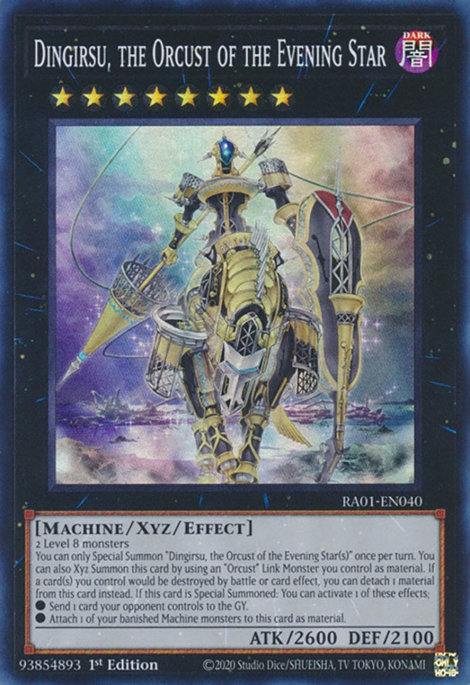 Dingirsu, the Orcust of the Evening Star [RA01-EN040] Super Rare | Exor Games New Glasgow