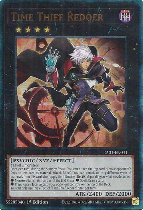 Time Thief Redoer [RA01-EN041] Prismatic Ultimate Rare | Exor Games New Glasgow