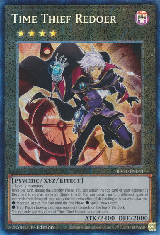 Time Thief Redoer [RA01-EN041] Prismatic Collector's Rare | Exor Games New Glasgow