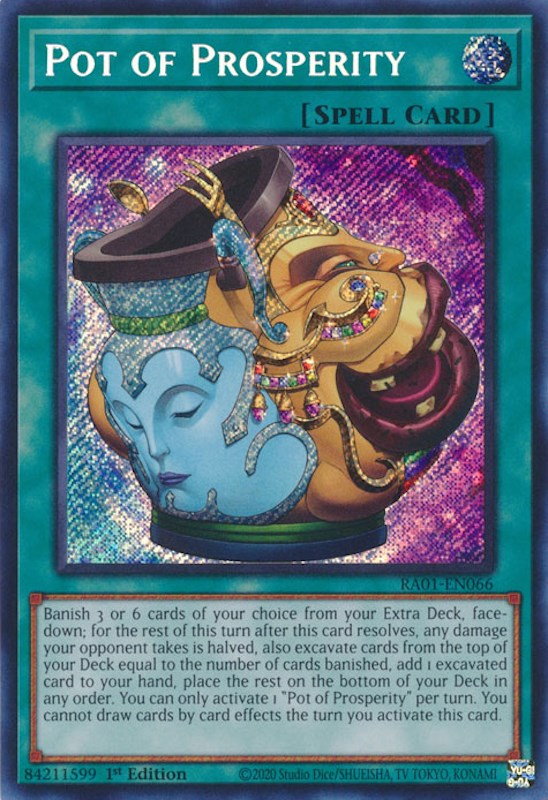 Pot of Prosperity [RA01-EN066] Secret Rare | Exor Games New Glasgow