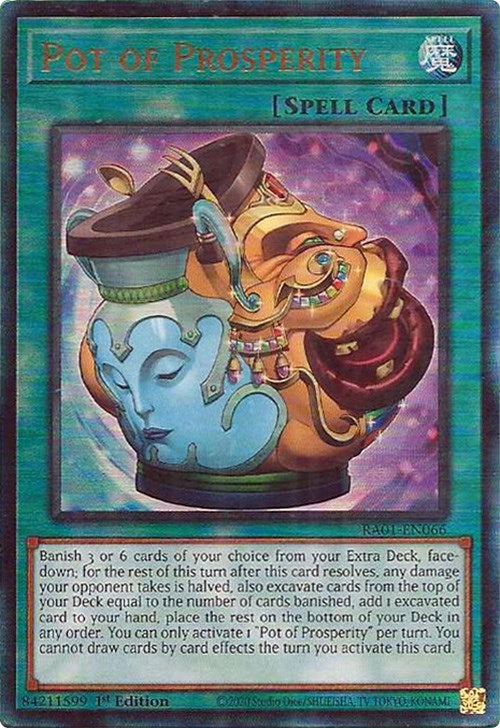 Pot of Prosperity [RA01-EN066] Prismatic Ultimate Rare | Exor Games New Glasgow