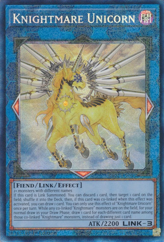 Knightmare Unicorn [RA01-EN043] Prismatic Collector's Rare | Exor Games New Glasgow