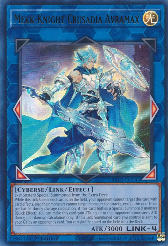 Mekk-Knight Crusadia Avramax [RA01-EN044] Ultra Rare | Exor Games New Glasgow