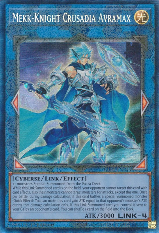 Mekk-Knight Crusadia Avramax [RA01-EN044] Prismatic Collector's Rare | Exor Games New Glasgow