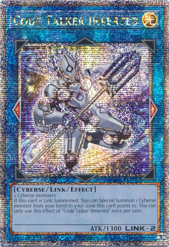 Code Talker Inverted [RA01-EN045] Quarter Century Secret Rare | Exor Games New Glasgow