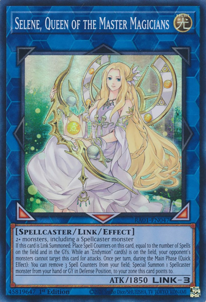 Selene, Queen of the Master Magicians [RA01-EN047] Super Rare | Exor Games New Glasgow