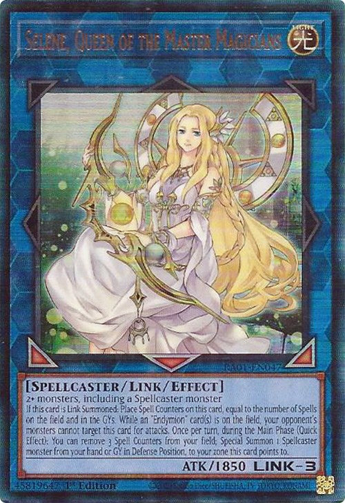 Selene, Queen of the Master Magicians [RA01-EN047] Prismatic Ultimate Rare | Exor Games New Glasgow