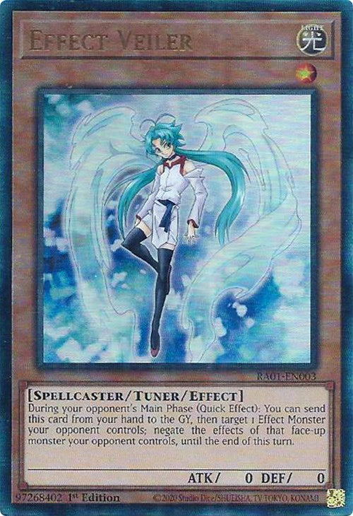 Effect Veiler [RA01-EN003] Prismatic Ultimate Rare | Exor Games New Glasgow