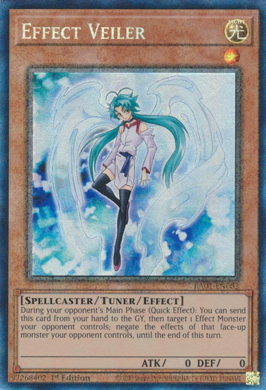 Effect Veiler [RA01-EN003] Prismatic Collector's Rare | Exor Games New Glasgow