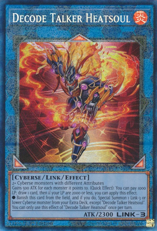 Decode Talker Heatsoul [RA01-EN048] Prismatic Collector's Rare | Exor Games New Glasgow