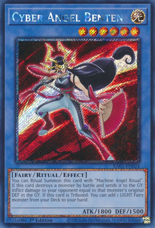 Cyber Angel Benten [RA01-EN024] Platinum Secret Rare | Exor Games New Glasgow