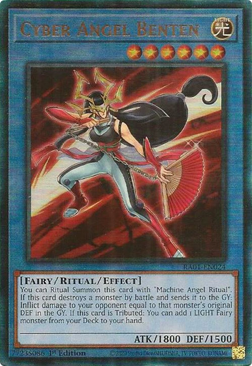 Cyber Angel Benten [RA01-EN024] Prismatic Ultimate Rare | Exor Games New Glasgow