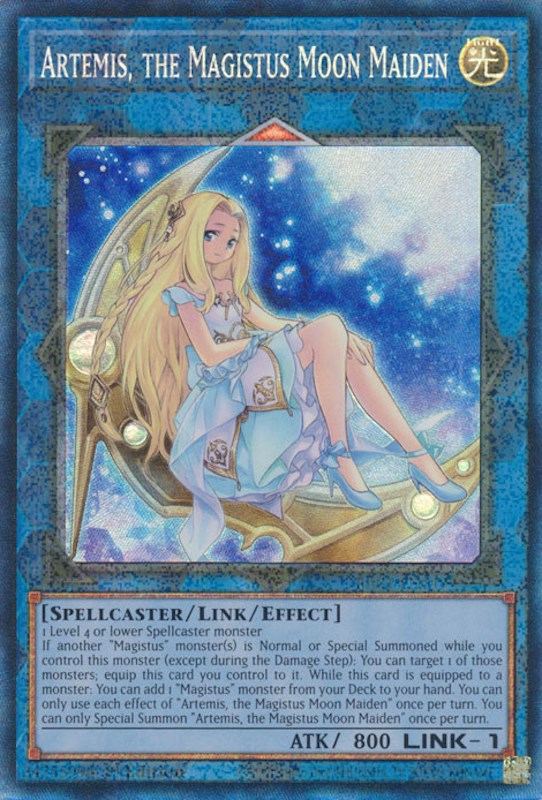 Artemis, the Magistus Moon Maiden [RA01-EN049] Prismatic Collector's Rare | Exor Games New Glasgow