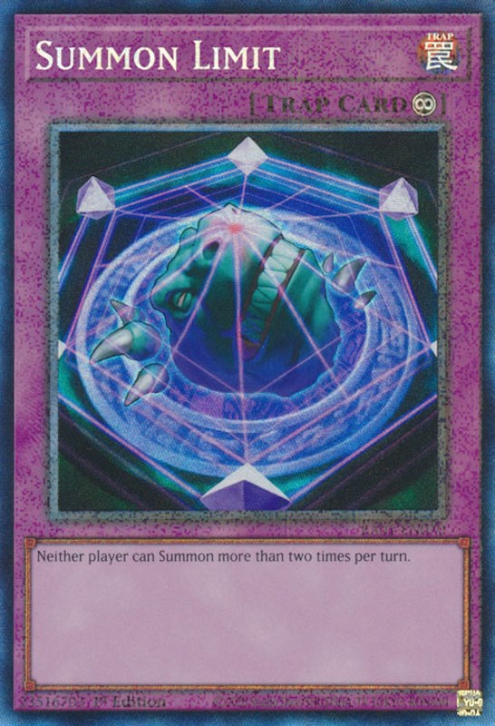 Summon Limit [RA01-EN070] Prismatic Collector's Rare | Exor Games New Glasgow