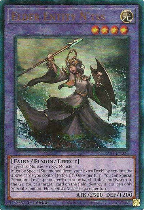 Elder Entity N'tss [RA01-EN026] Prismatic Ultimate Rare | Exor Games New Glasgow