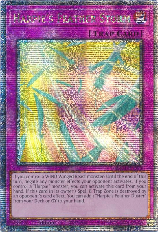 Harpie's Feather Storm [RA01-EN073] Quarter Century Secret Rare | Exor Games New Glasgow