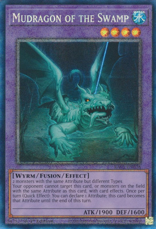 Mudragon of the Swamp [RA01-EN028] Prismatic Collector's Rare | Exor Games New Glasgow