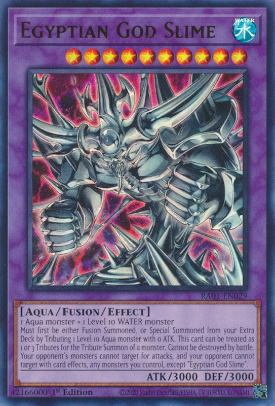 Egyptian God Slime [RA01-EN029] Ultra Rare | Exor Games New Glasgow
