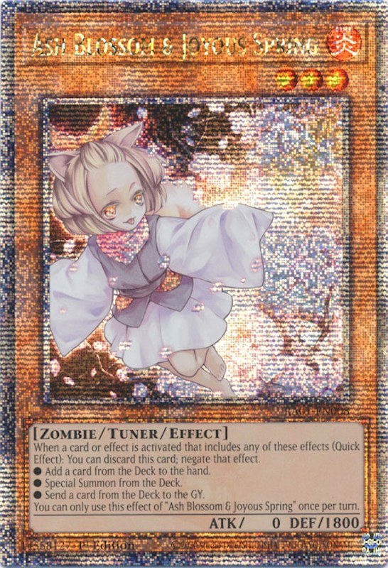 Ash Blossom & Joyous Spring [RA01-EN008] Quarter Century Secret Rare | Exor Games New Glasgow