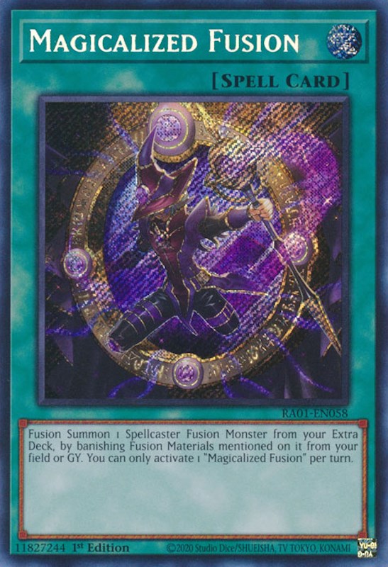 Magicalized Fusion [RA01-EN058] Secret Rare | Exor Games New Glasgow