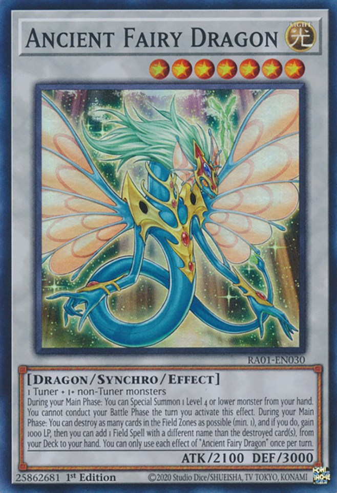 Ancient Fairy Dragon [RA01-EN030] Super Rare | Exor Games New Glasgow