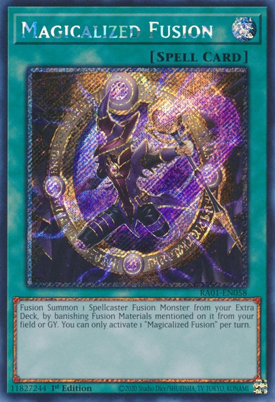 Magicalized Fusion [RA01-EN058] Platinum Secret Rare | Exor Games New Glasgow