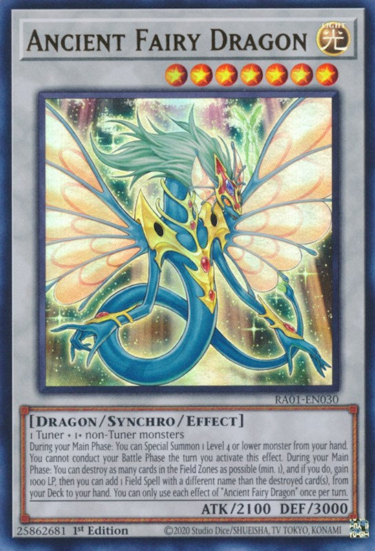 Ancient Fairy Dragon [RA01-EN030] Ultra Rare | Exor Games New Glasgow