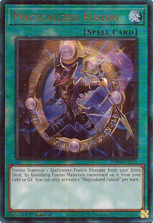 Magicalized Fusion [RA01-EN058] Prismatic Ultimate Rare | Exor Games New Glasgow