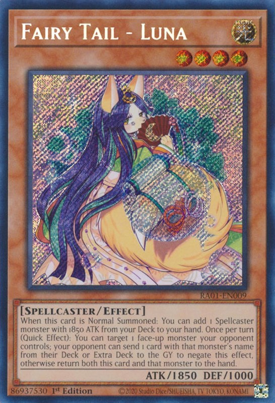 Fairy Tail - Luna [RA01-EN009] Secret Rare | Exor Games New Glasgow