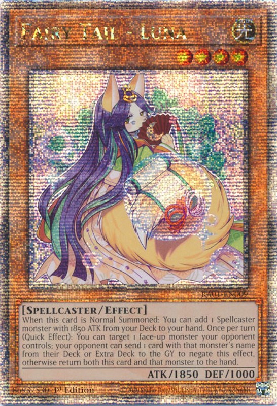 Fairy Tail - Luna [RA01-EN009] Quarter Century Secret Rare | Exor Games New Glasgow