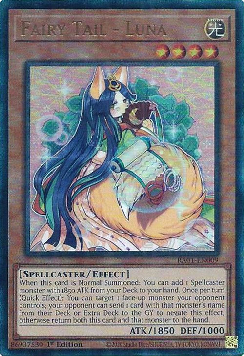 Fairy Tail - Luna [RA01-EN009] Prismatic Ultimate Rare | Exor Games New Glasgow