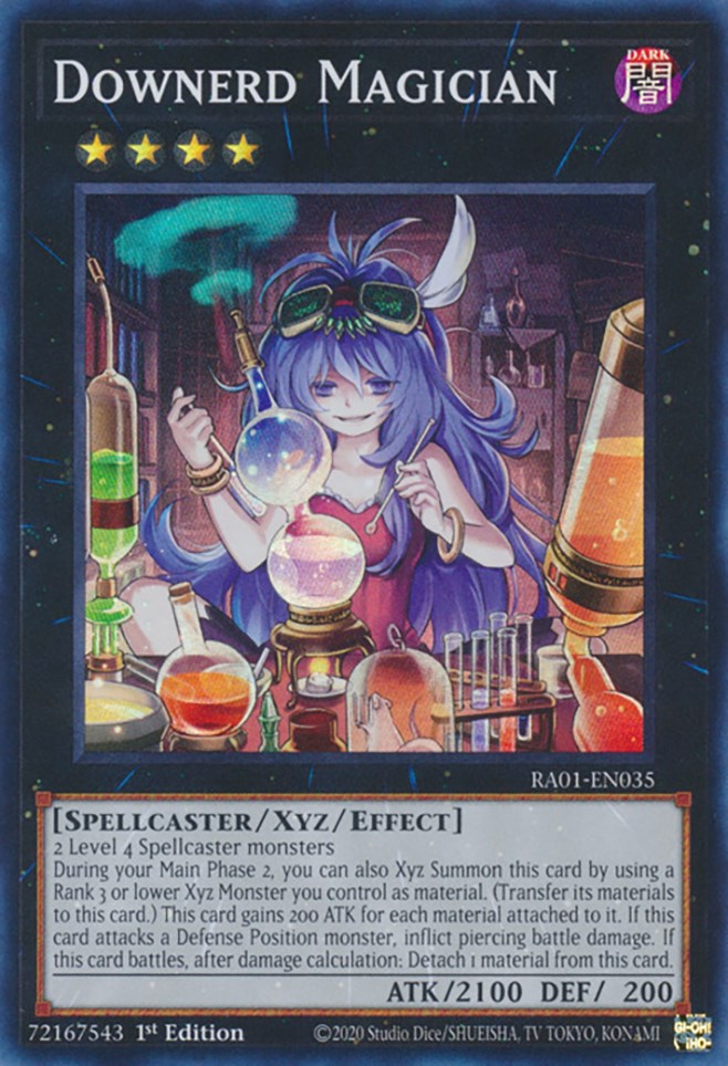 Downerd Magician [RA01-EN035] Super Rare | Exor Games New Glasgow