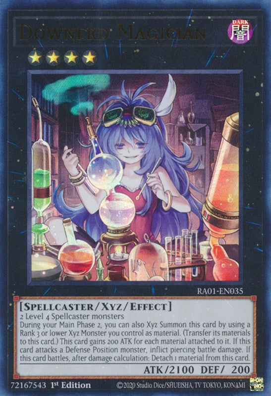 Downerd Magician [RA01-EN035] Ultra Rare | Exor Games New Glasgow