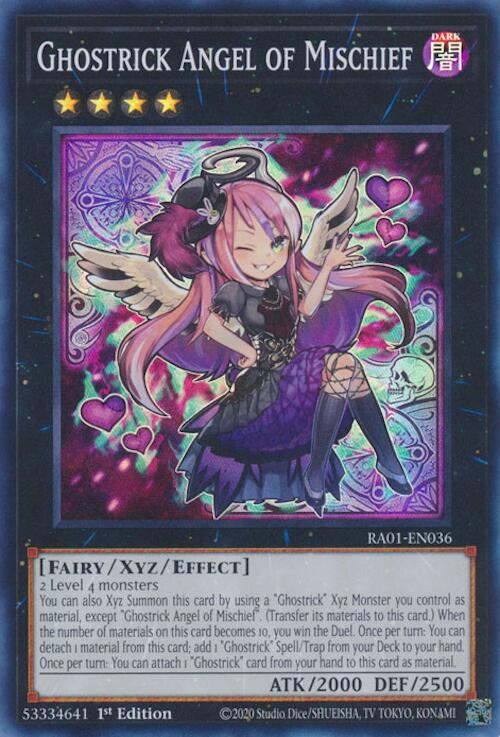 Ghostrick Angel of Mischief [RA01-EN036] Super Rare | Exor Games New Glasgow