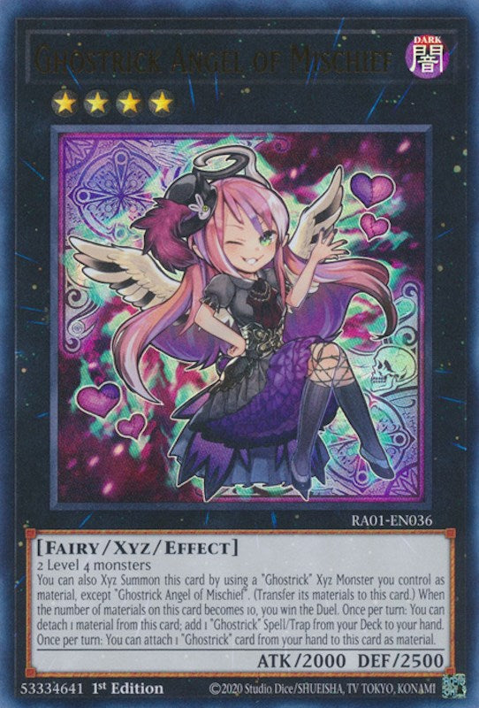 Ghostrick Angel of Mischief [RA01-EN036] Ultra Rare | Exor Games New Glasgow