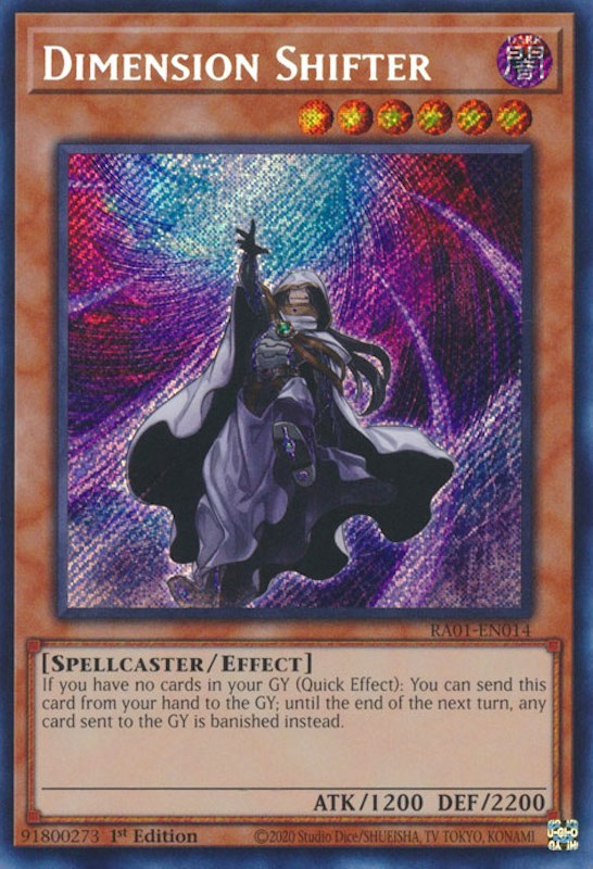 Dimension Shifter [RA01-EN014] Secret Rare | Exor Games New Glasgow