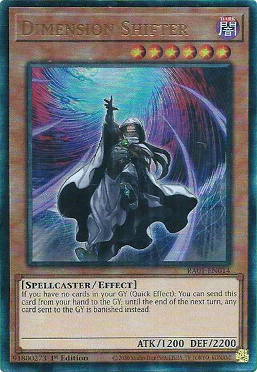 Dimension Shifter [RA01-EN014] Prismatic Ultimate Rare | Exor Games New Glasgow