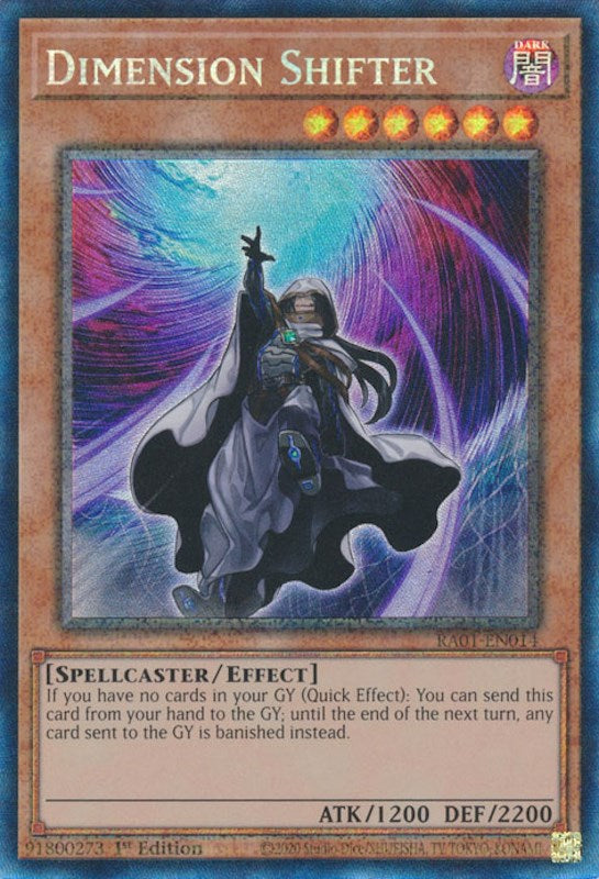 Dimension Shifter [RA01-EN014] Prismatic Collector's Rare | Exor Games New Glasgow