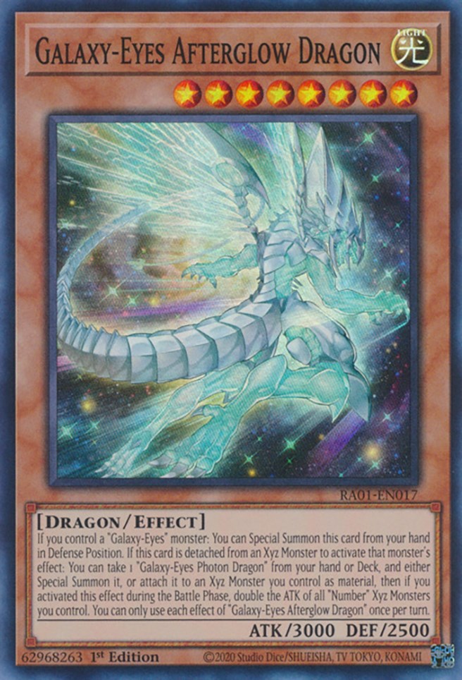 Galaxy-Eyes Afterglow Dragon [RA01-EN017] Super Rare | Exor Games New Glasgow