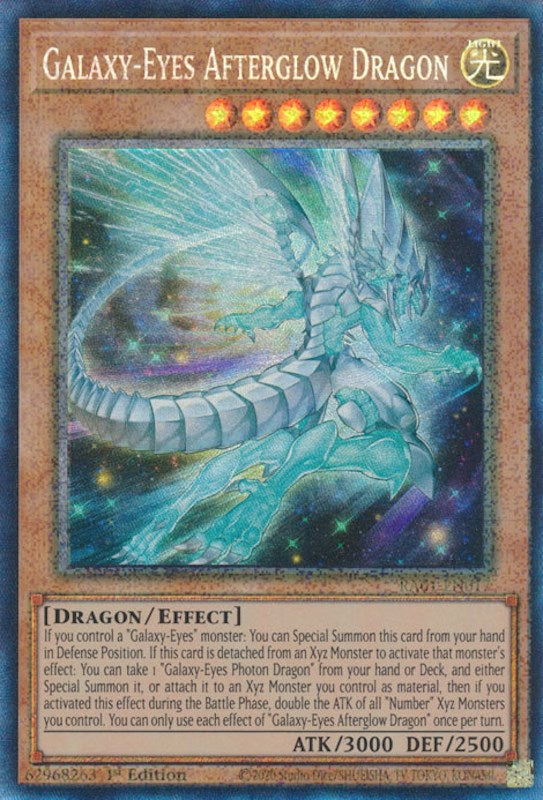 Galaxy-Eyes Afterglow Dragon [RA01-EN017] Prismatic Collector's Rare | Exor Games New Glasgow