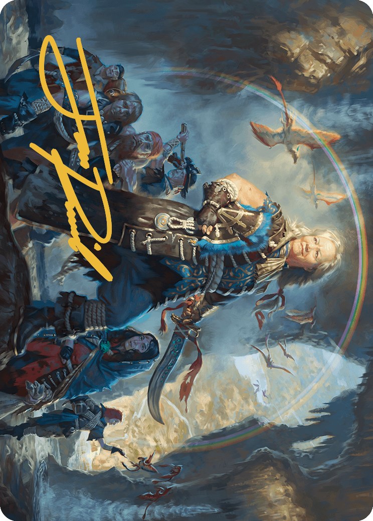 Admiral Brass, Unsinkable Art Card (Gold-Stamped Signature) [The Lost Caverns of Ixalan Art Series] | Exor Games New Glasgow