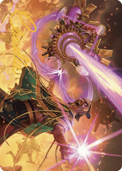 Cosmium Blast Art Card (Gold-Stamped Signature) [The Lost Caverns of Ixalan Art Series] | Exor Games New Glasgow