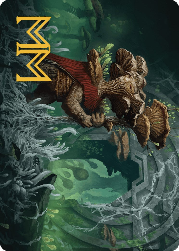Tendril of the Mycotyrant Art Card (Gold-Stamped Signature) [The Lost Caverns of Ixalan Art Series] | Exor Games New Glasgow