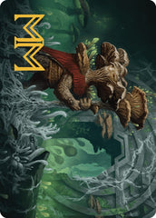 Tendril of the Mycotyrant Art Card (Gold-Stamped Signature) [The Lost Caverns of Ixalan Art Series] | Exor Games New Glasgow
