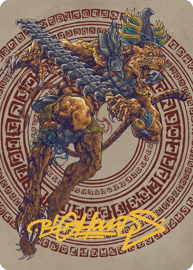 Sovereign Okinec Ahau Art Card (Gold-Stamped Signature) [The Lost Caverns of Ixalan Art Series] | Exor Games New Glasgow