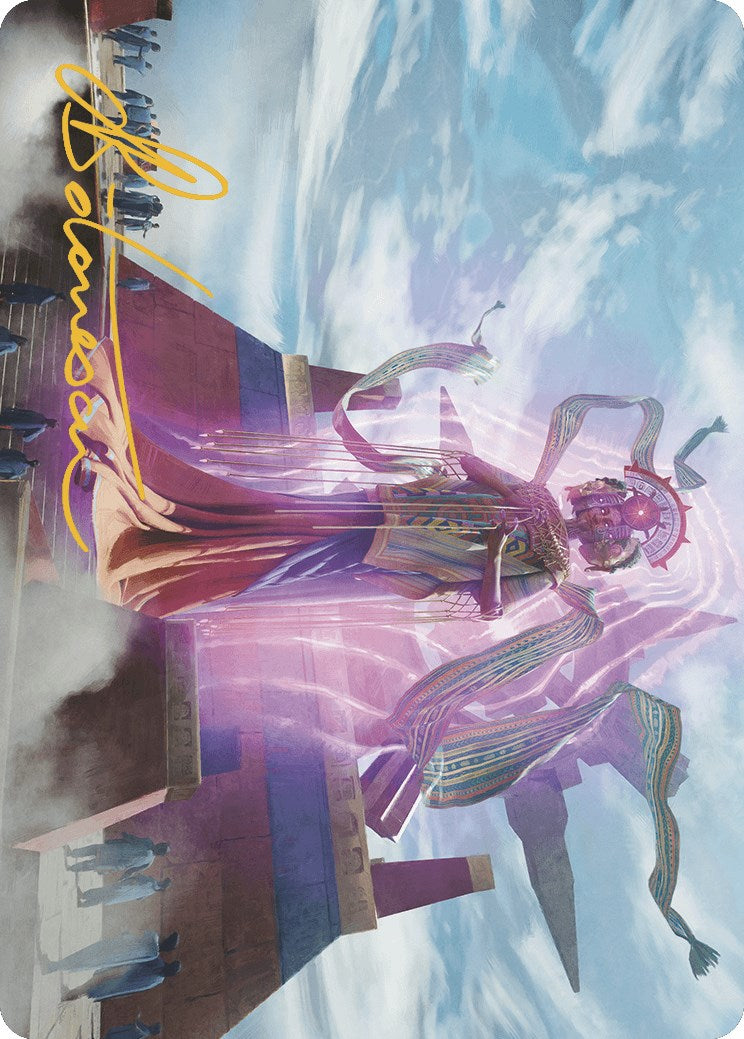 Ojer Taq, Deepest Foundation Art Card (4/81) (Gold-Stamped Signature) [The Lost Caverns of Ixalan Art Series] | Exor Games New Glasgow