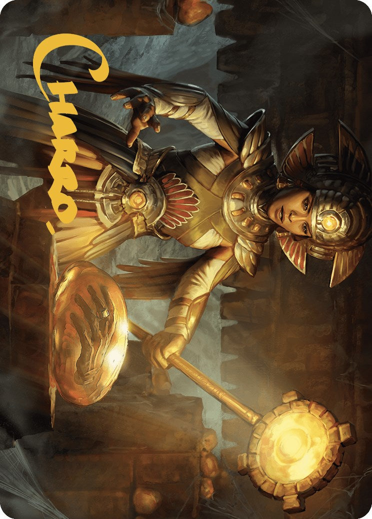 Curator of Sun's Creation Art Card (Gold-Stamped Signature) [The Lost Caverns of Ixalan Art Series] | Exor Games New Glasgow