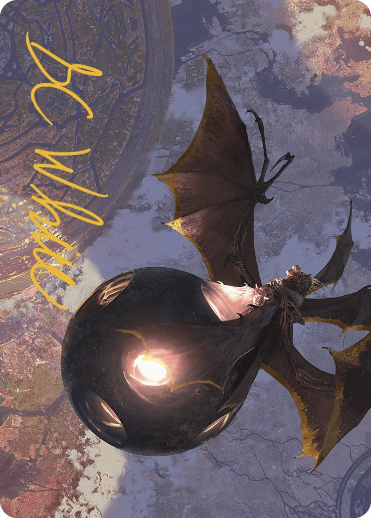 Malicious Eclipse Art Card (Gold-Stamped Signature) [The Lost Caverns of Ixalan Art Series] | Exor Games New Glasgow